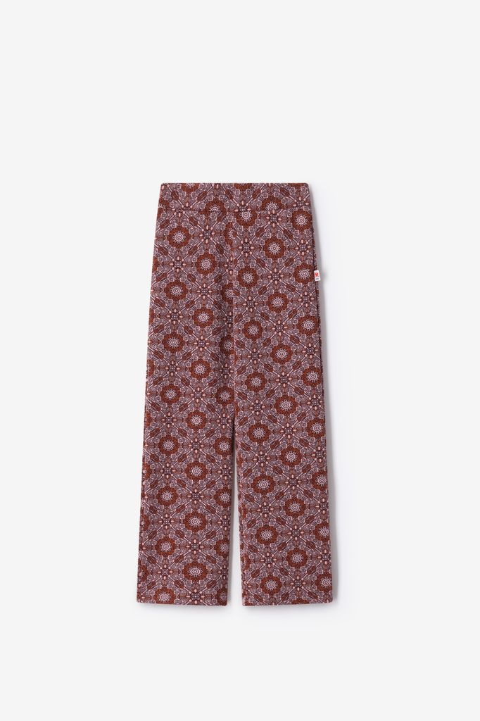 Sissy-Boy Paarse Jacquard Straight Leg Legging