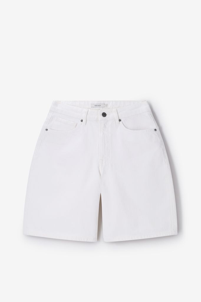 Sissy-Boy Witte Denim Short
