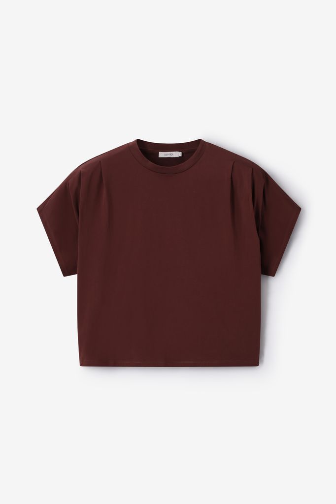 Sissy-Boy Donkerbruin Boxy T-shirt