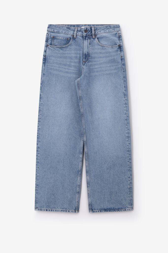 Sissy-Boy Blauwe High Waist Barrel Jeans