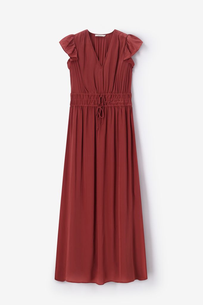 Sissy-Boy Donkerrode Maxi Jurk