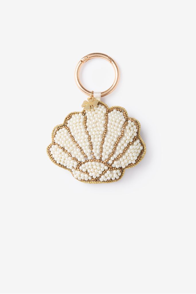 Sissy-Boy Witte Schelp Bag Charm