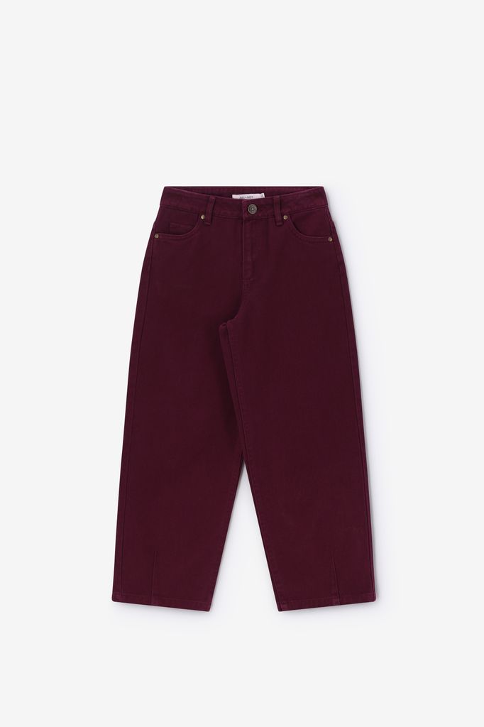 Sissy-Boy Donkerrode High Waist Barrel Jeans
