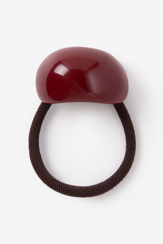 Sissy-Boy Rode Resin Haarelastieken Met Cuff