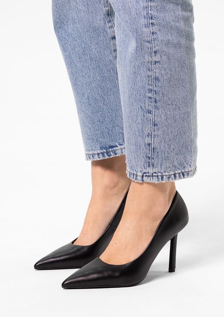 Sacha Zwart Leren Pumps