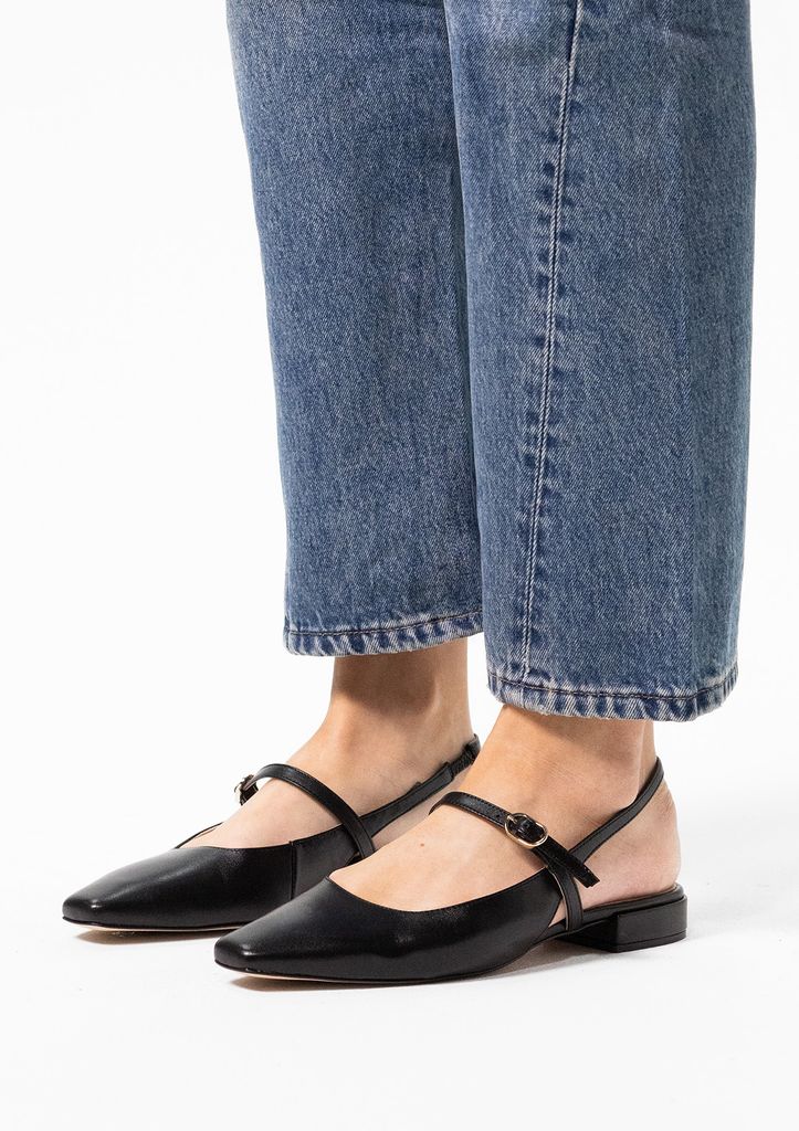 Sacha Zwarte Slingbacks thumbnail