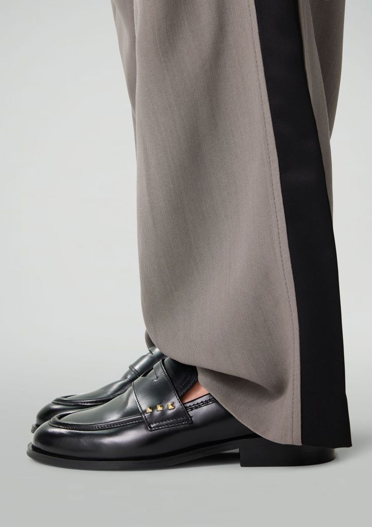 Sacha Zwarte Leren Penny Loafers