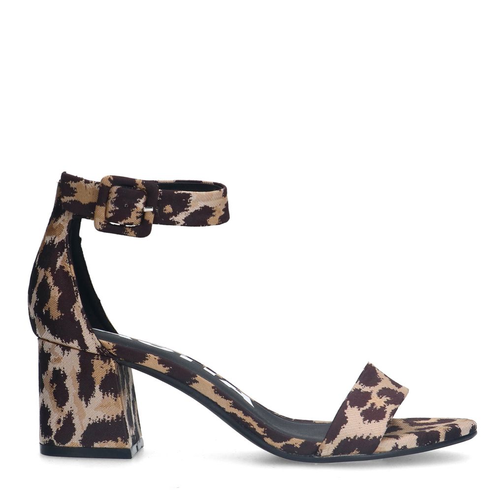 Sacha Leopard Sandalen Met Blokhak thumbnail