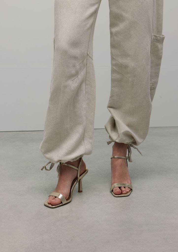 Sacha Gouden Sandalen Met Hak