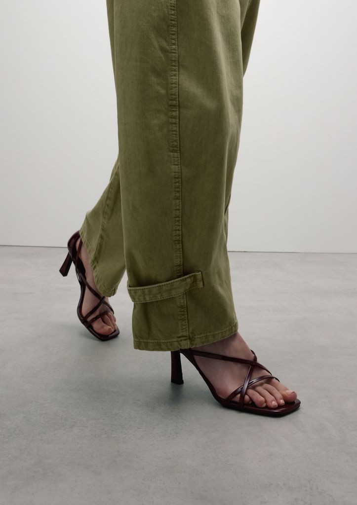 Sacha Bordeaux Sandalen Met Hak