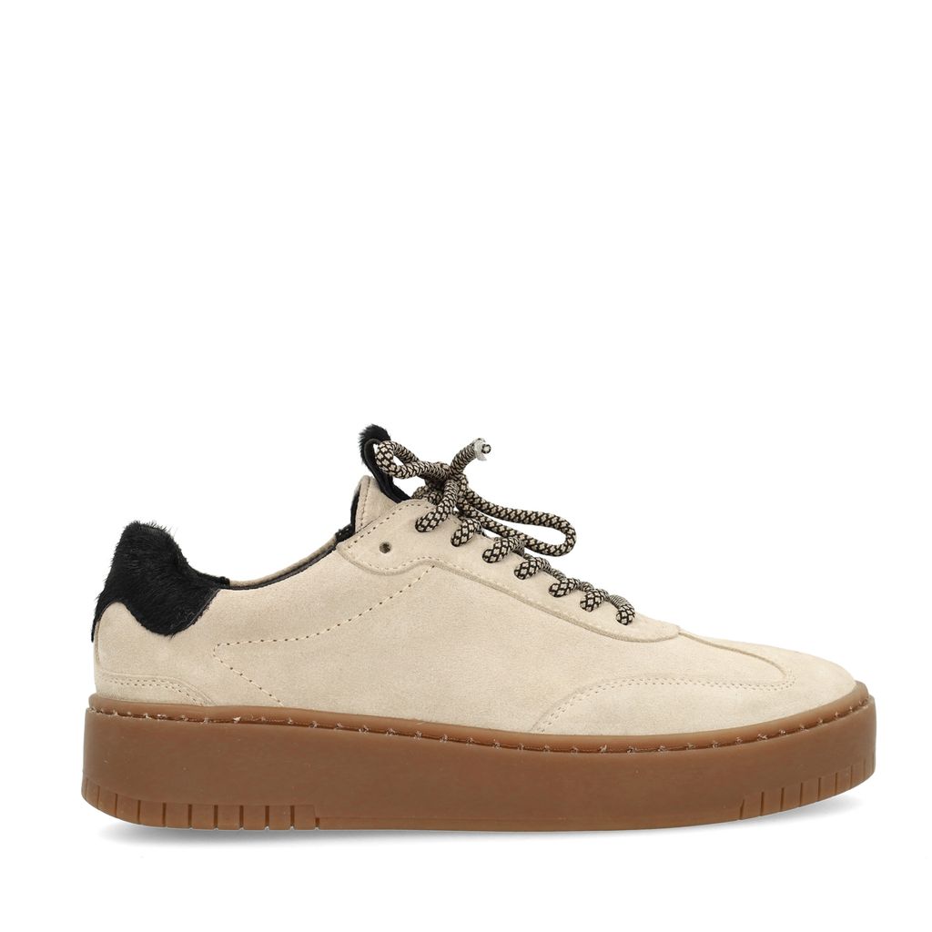 Sacha Beige Suède Sneakers