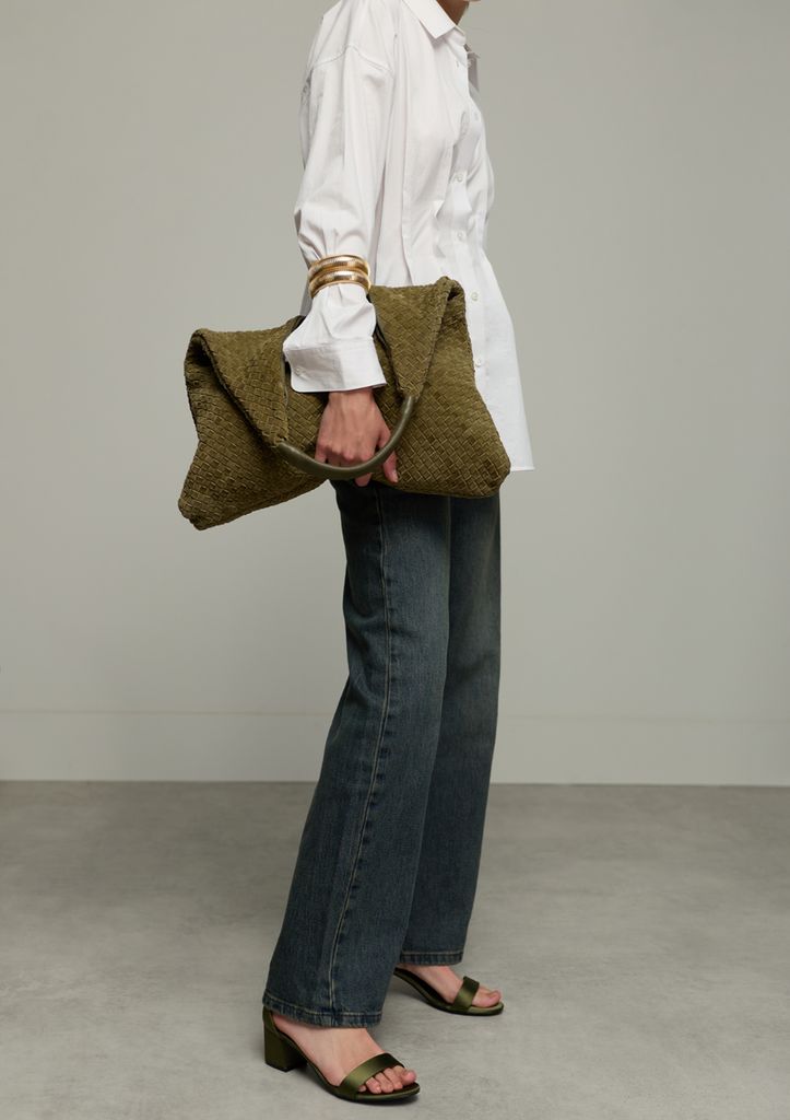 Sacha Groene Sandalen Met Hak