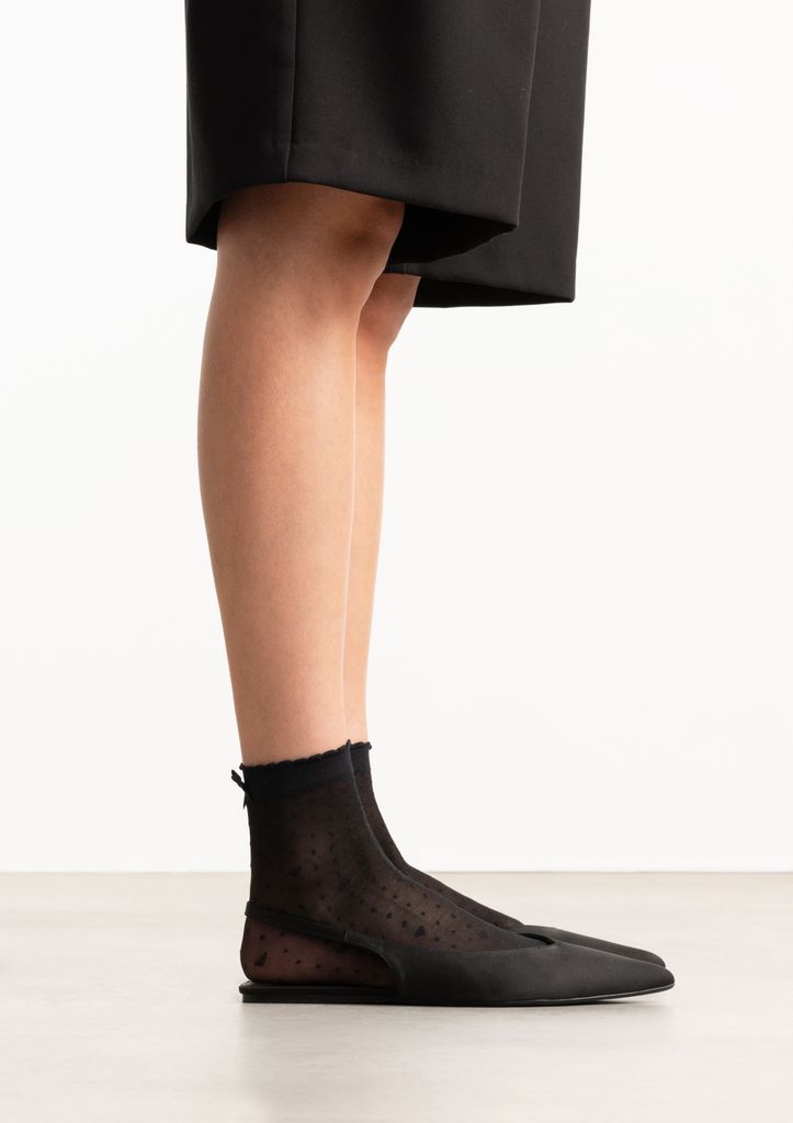 Sacha Zwarte Slingbacks