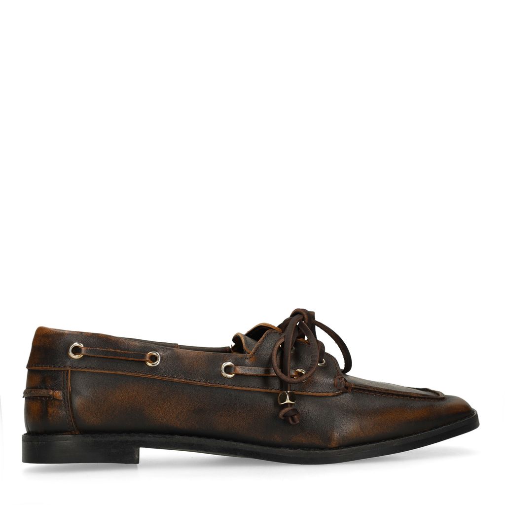 Sacha Bruine Leren Bootschoenen