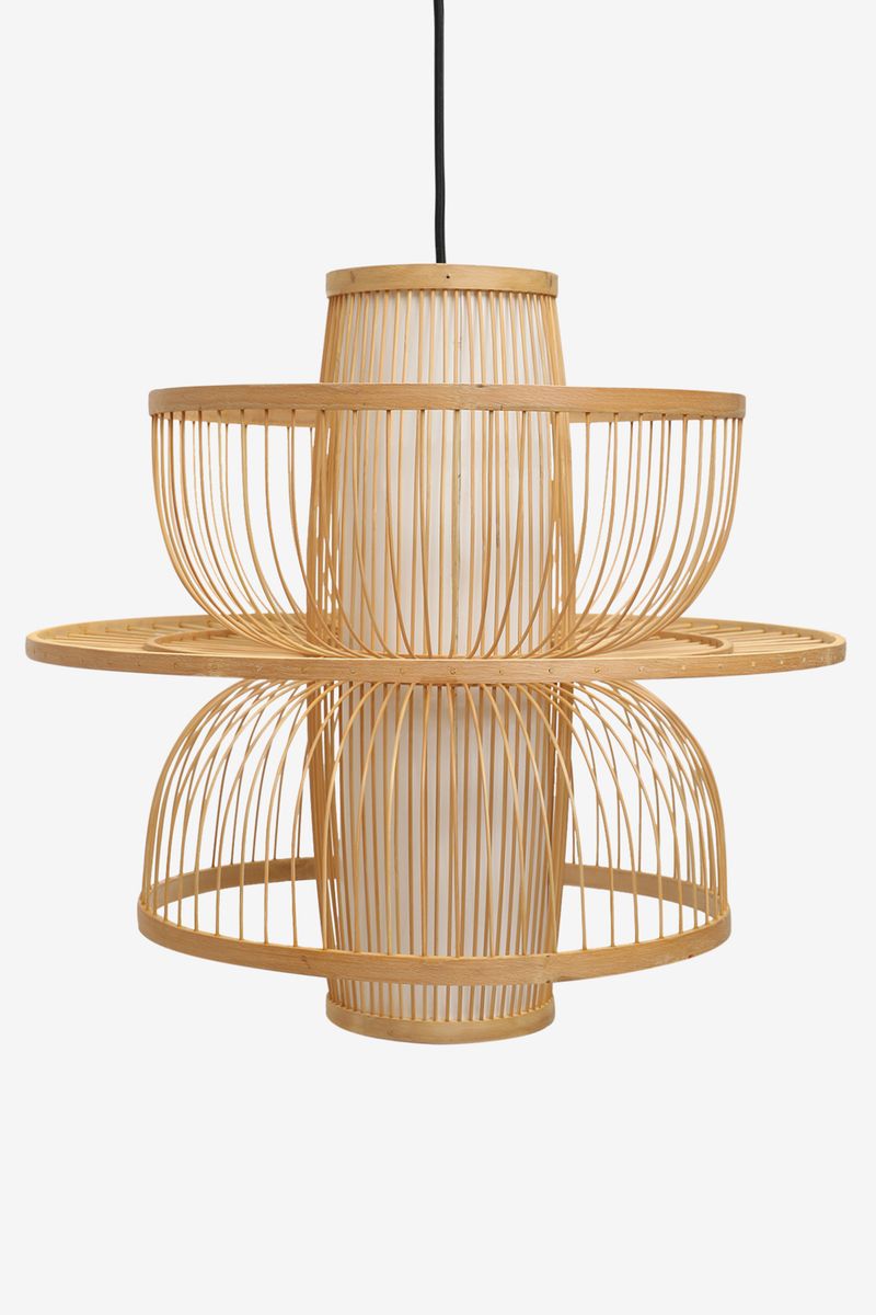 Naturel hanglamp bamboe M