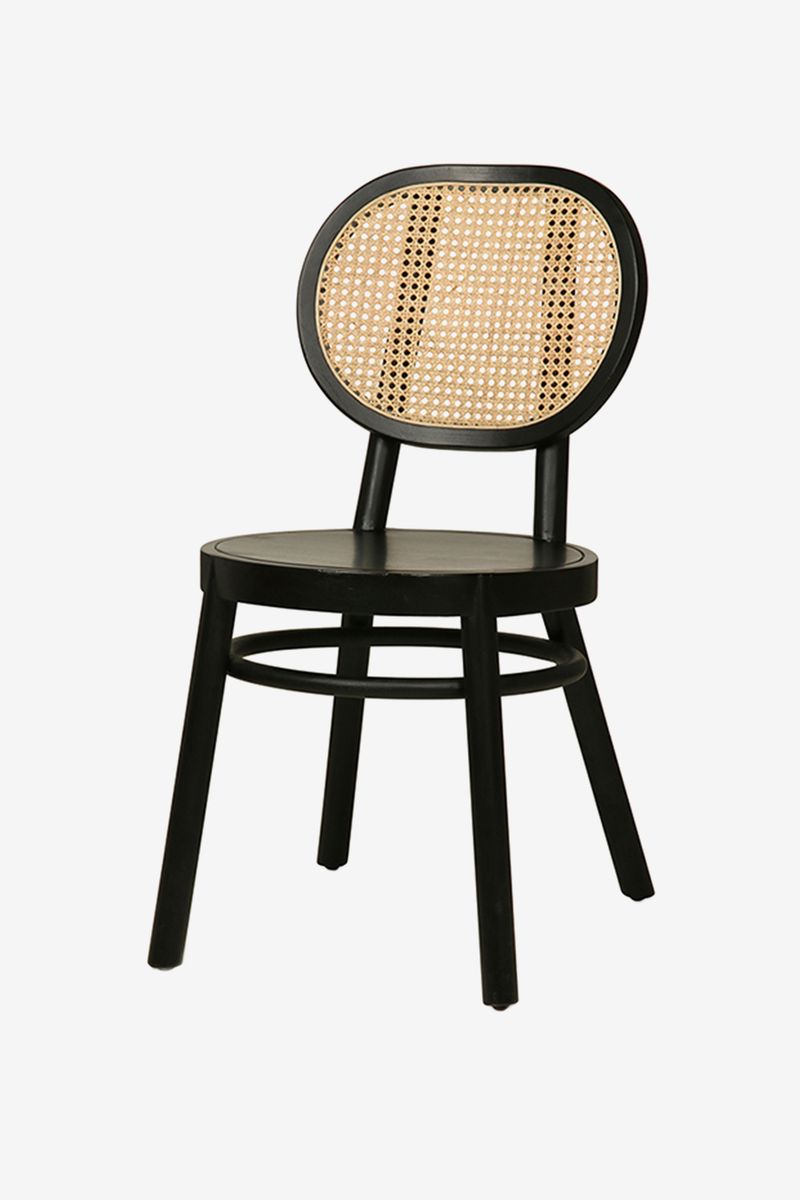 HKliving retro webbing chair black