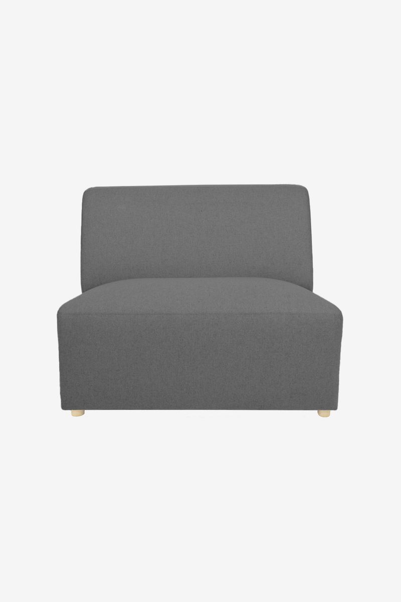 Earl 1.5-zits bank Unit Antraciet