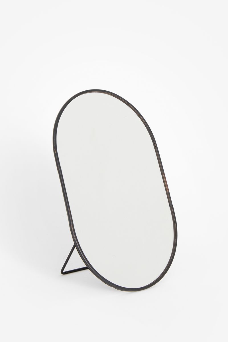 Sissy-Boy - Zwarte ovale staande spiegel