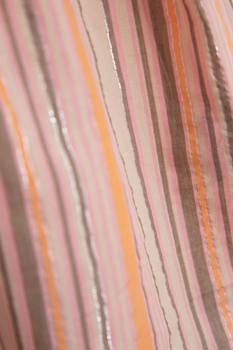 Sissy-Boy - Roze gestreepte blouse met ruffles