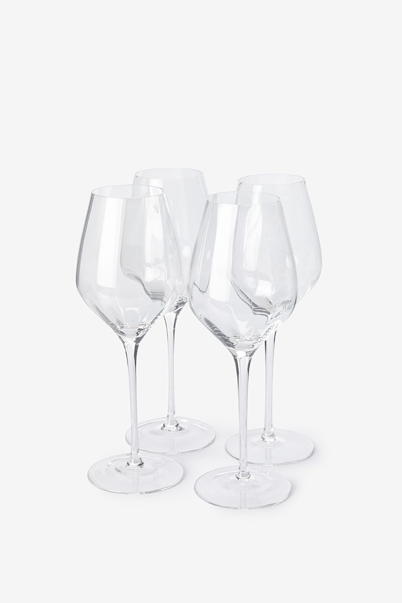 Transparant wijnglas