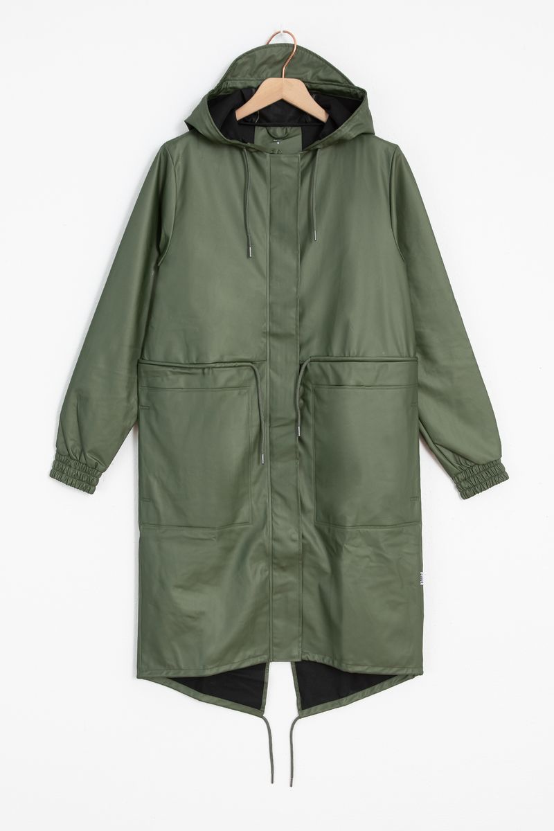 Rains 18550 String Parka Groen