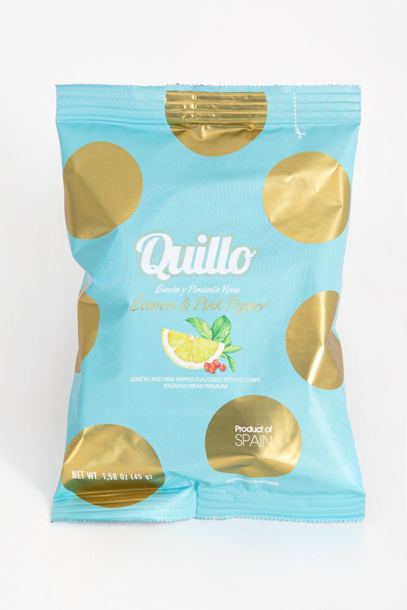 Quilo chips lemon and pink pepper