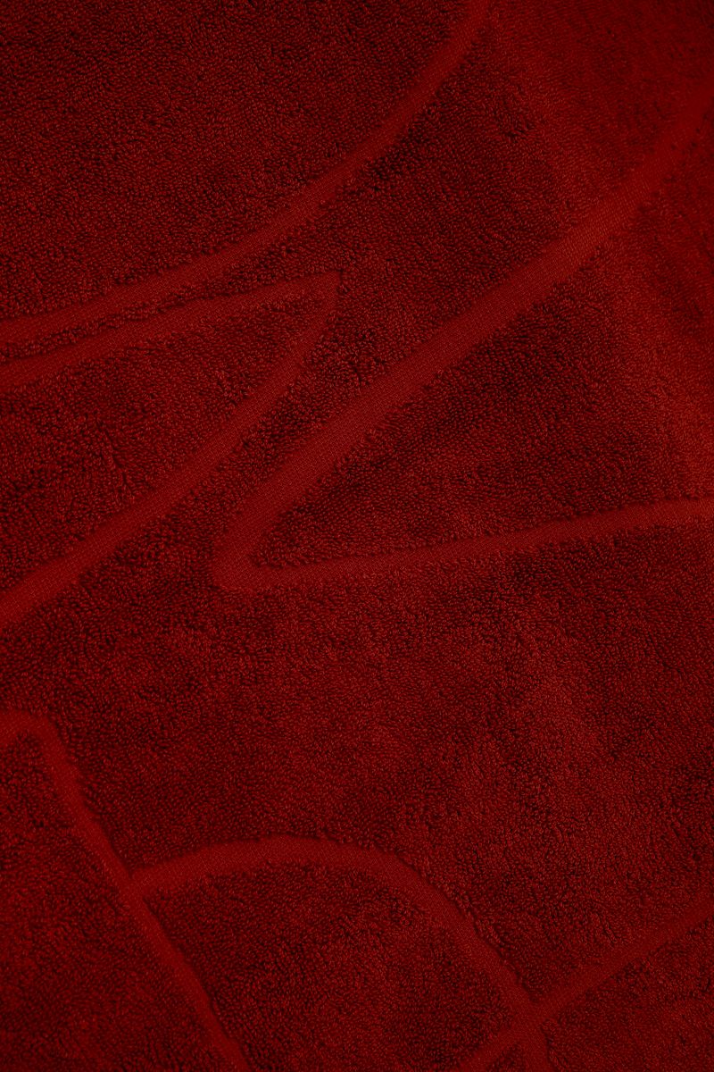 Rode handdoek grafisch