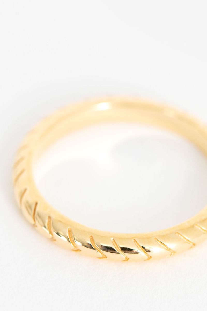 A Brend gold plated ring Rena