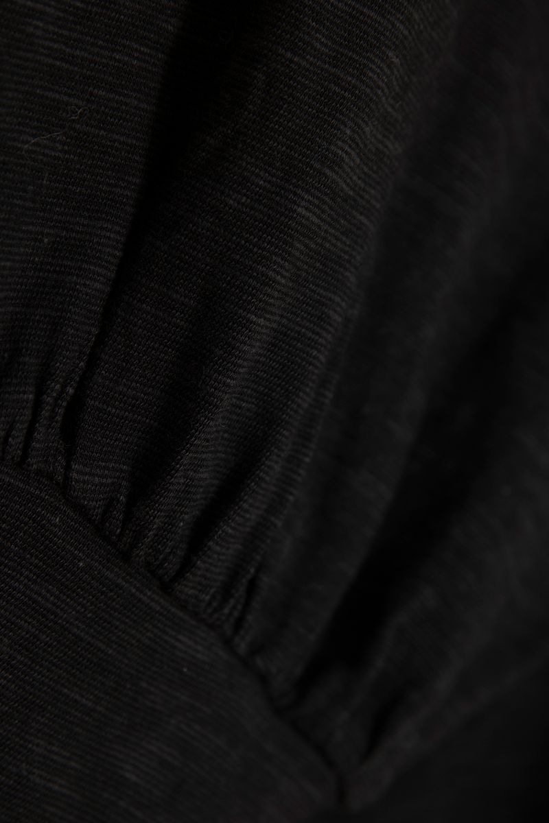 Sissy-Boy - Zwart jersey t-shirt met pofmouwen