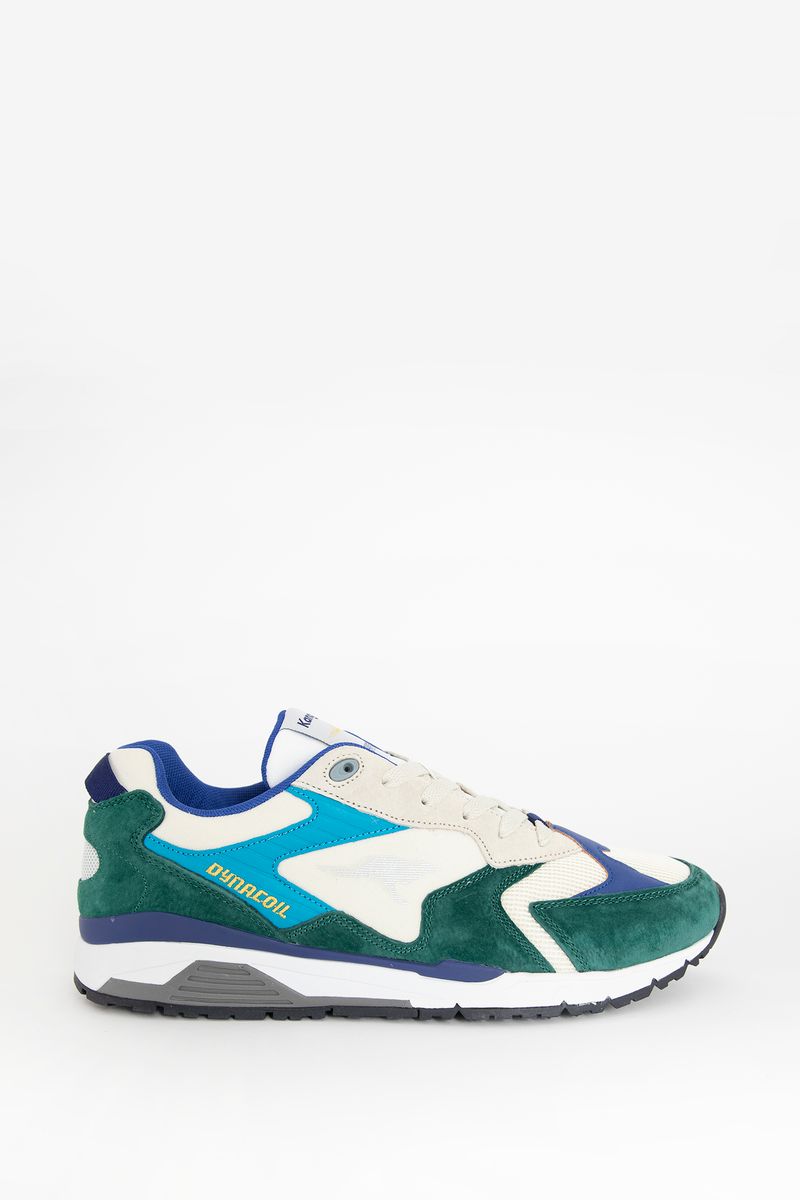 Kangaroos Groene Sneakers Met Blauw Detail