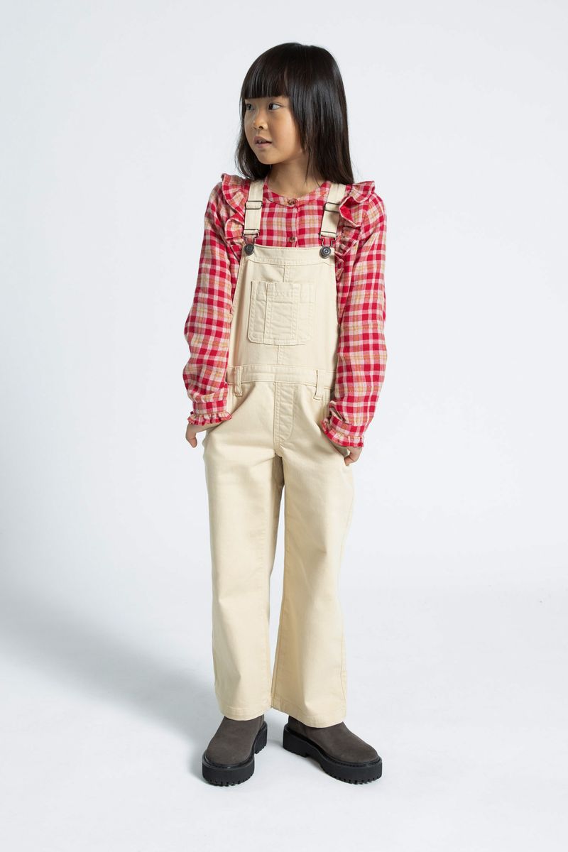 Sissy-Boy Beige katoenen tuinbroek
