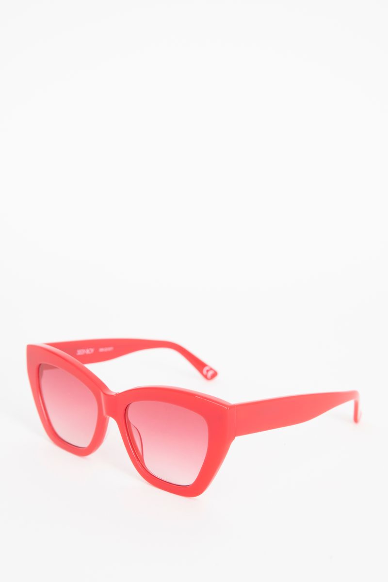 Roze cateye zonnebril