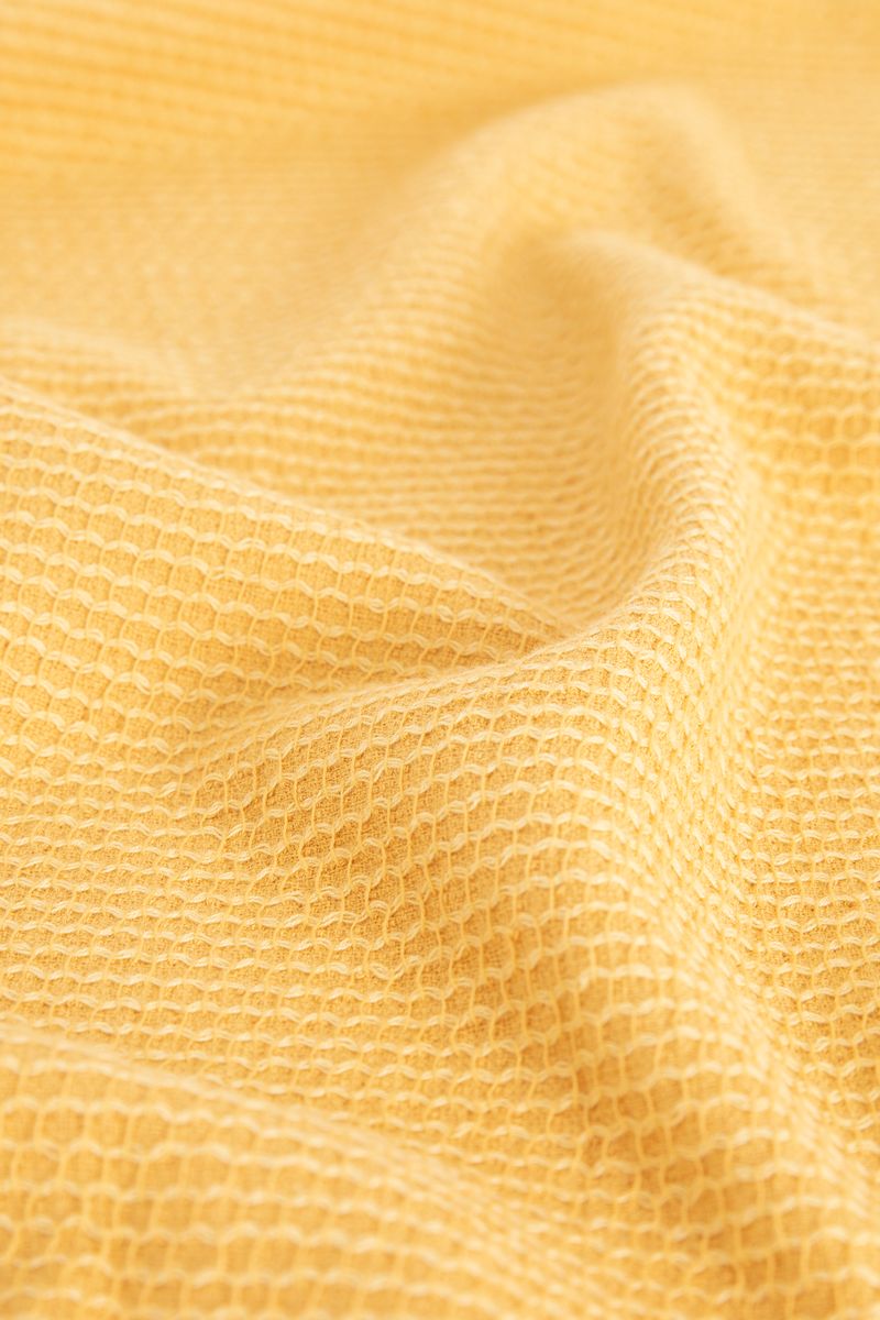 Gele terry handdoek