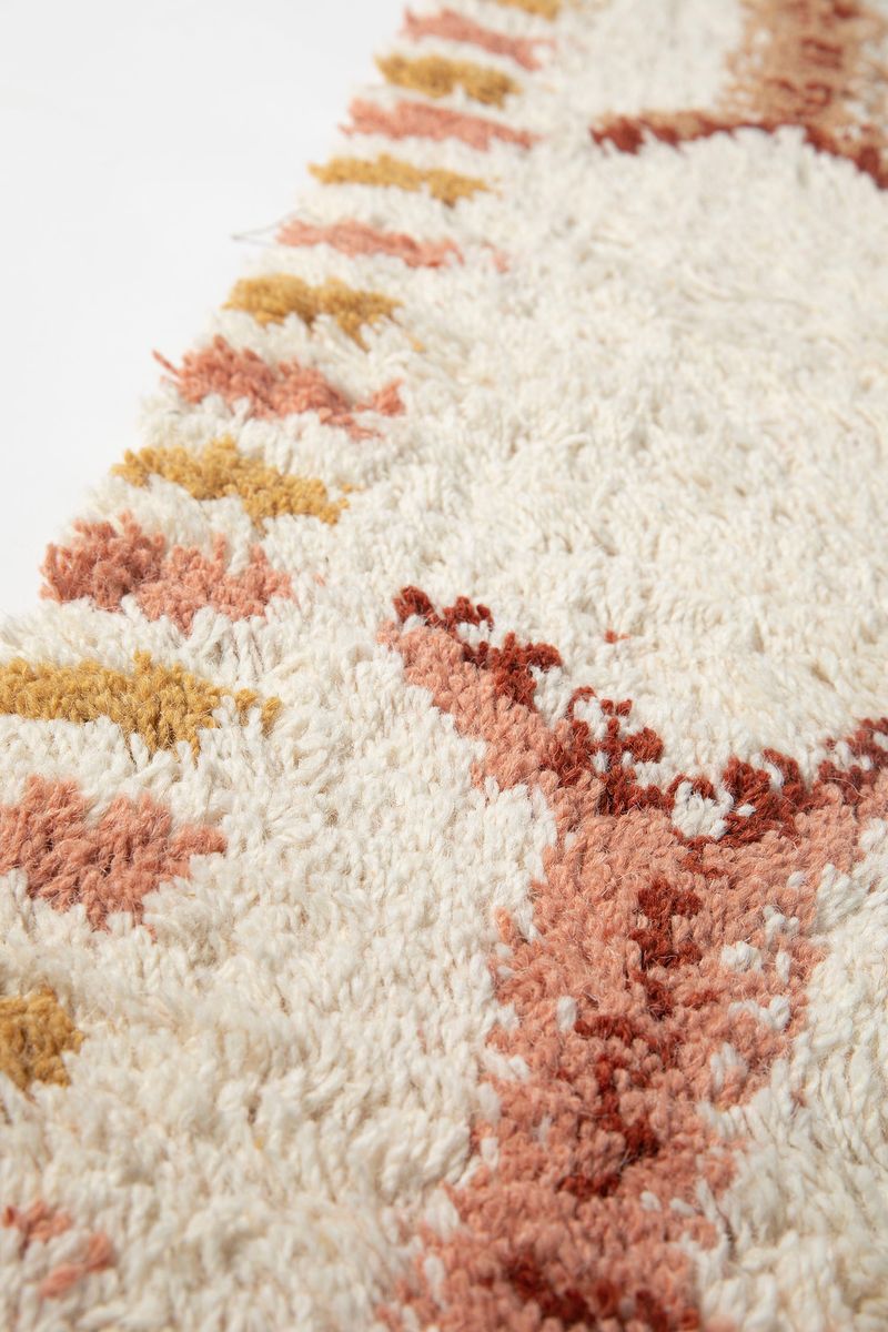 Tapis Avec Imprimé Nid D'abeille - Blanc - Sissy-Boy - Modalova