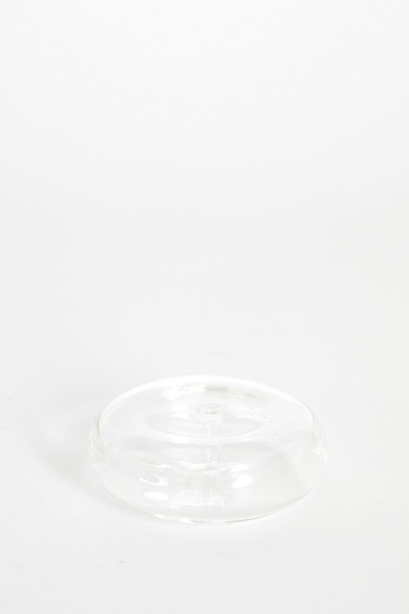 Transparante glazen wierookhouders