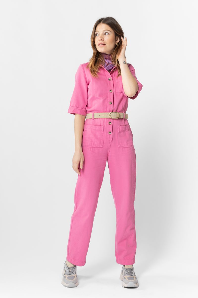 Roze jumpsuit