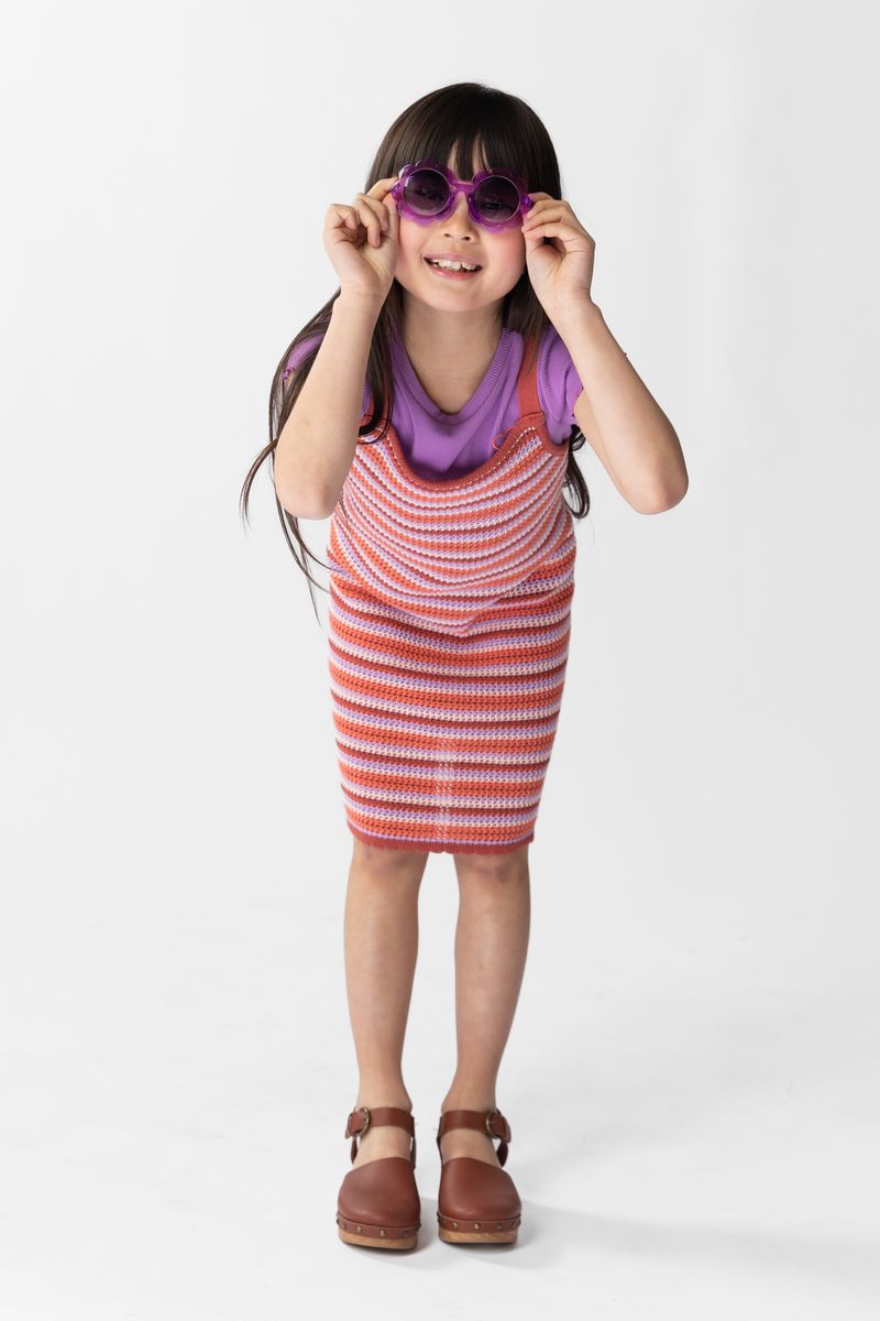 Sissy-Boy - Multicolor crochet gebreide jurk