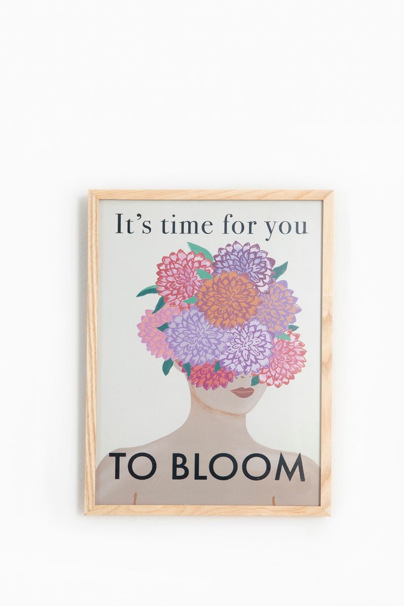 Fotolijst met print Bloom A3