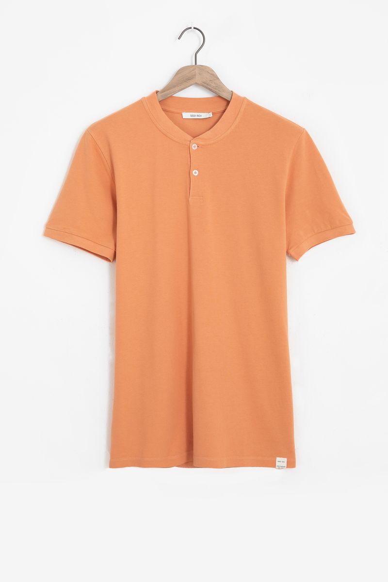 Oranje Katoenen Polo