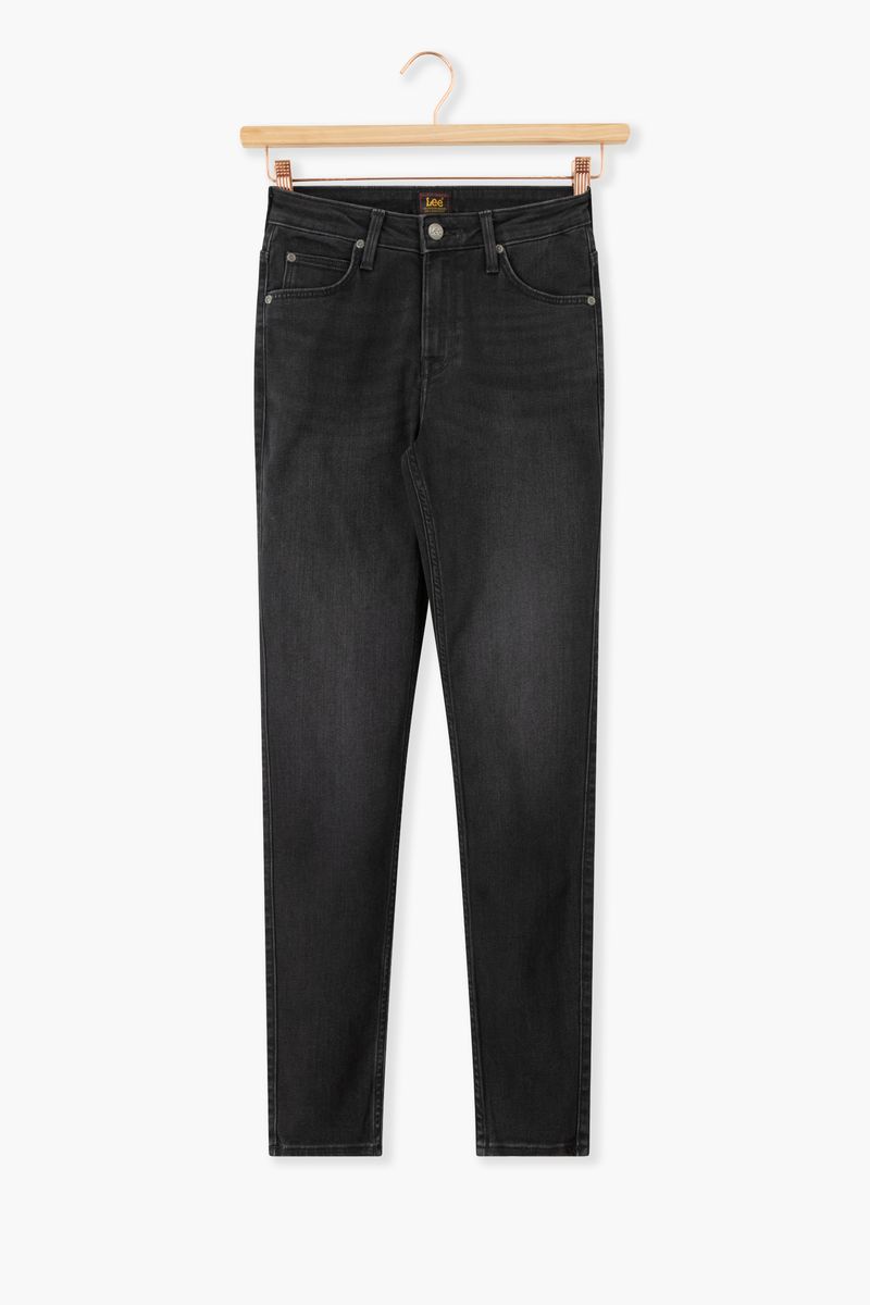 Lee Scarlett High Waist Skinny Jeans Zwart