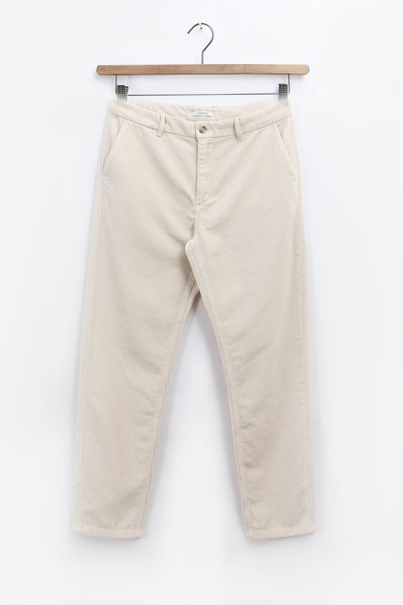 Beige Corduroy Chino