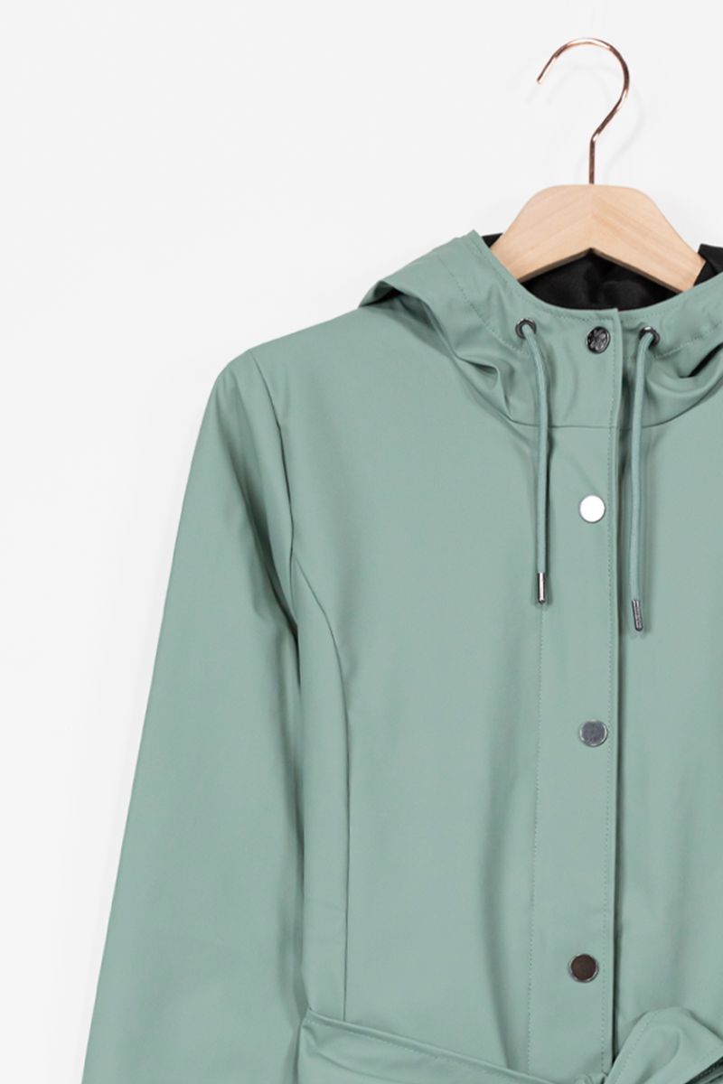 Rains Curve W Jacket lichtgroen