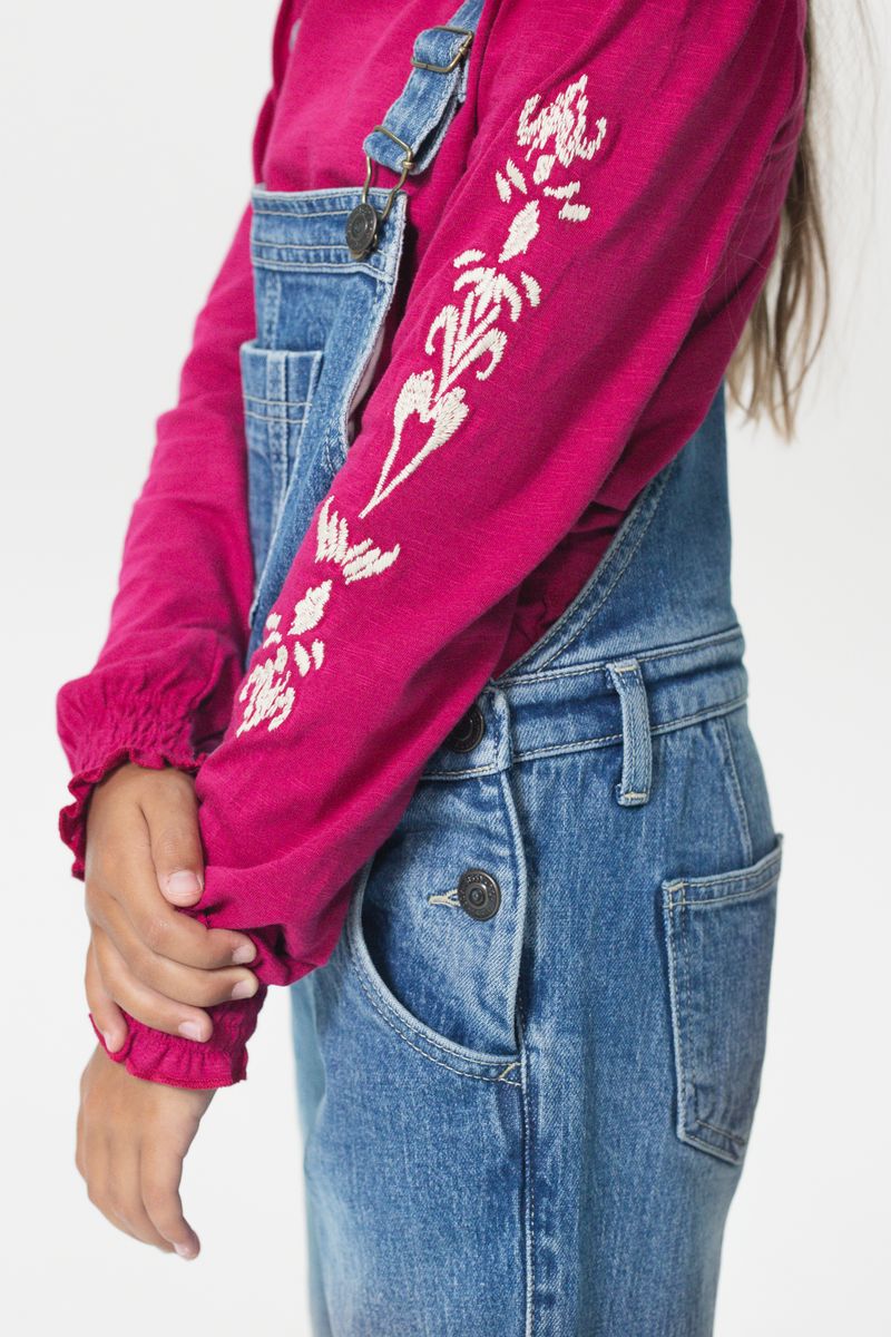 Sissy-Boy - Roze longsleeve t-shirt met embroidery