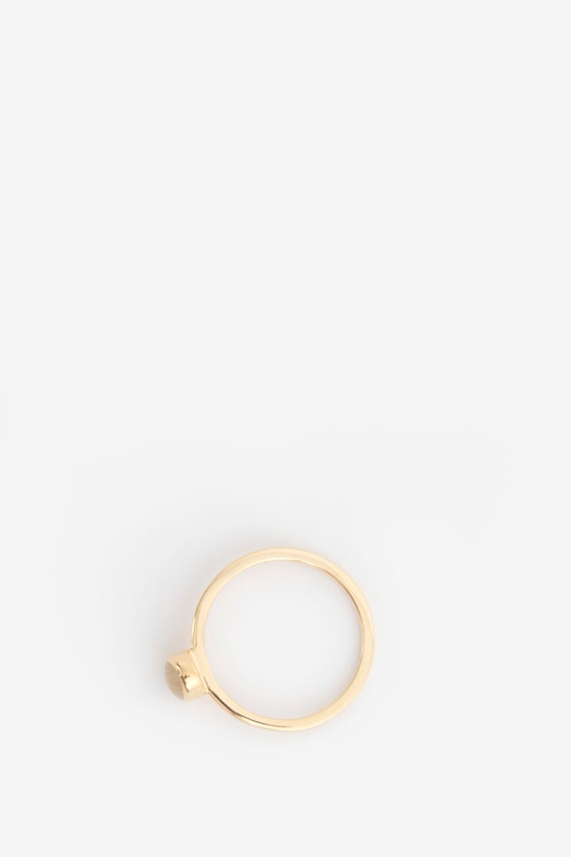 A Brend ring met gouden rutielkwarts