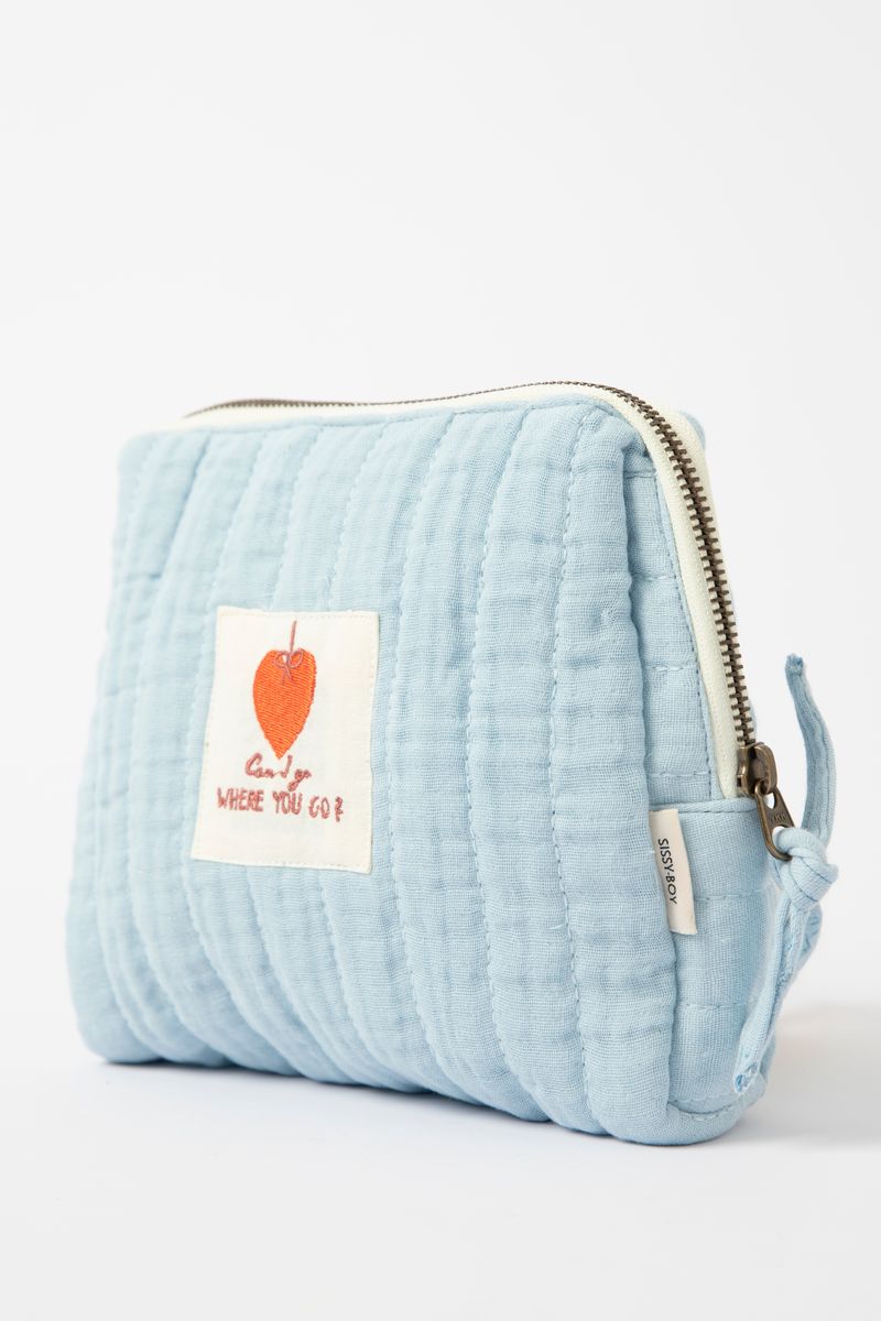 Trousse De Toilette Avec Texte - Bleu Clair - Sissy-Boy - Modalova