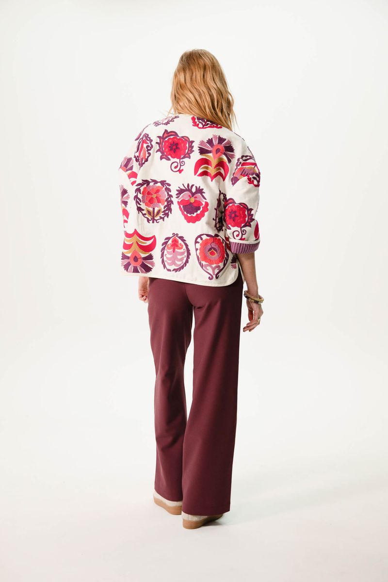 Multicolour embroidery jasje