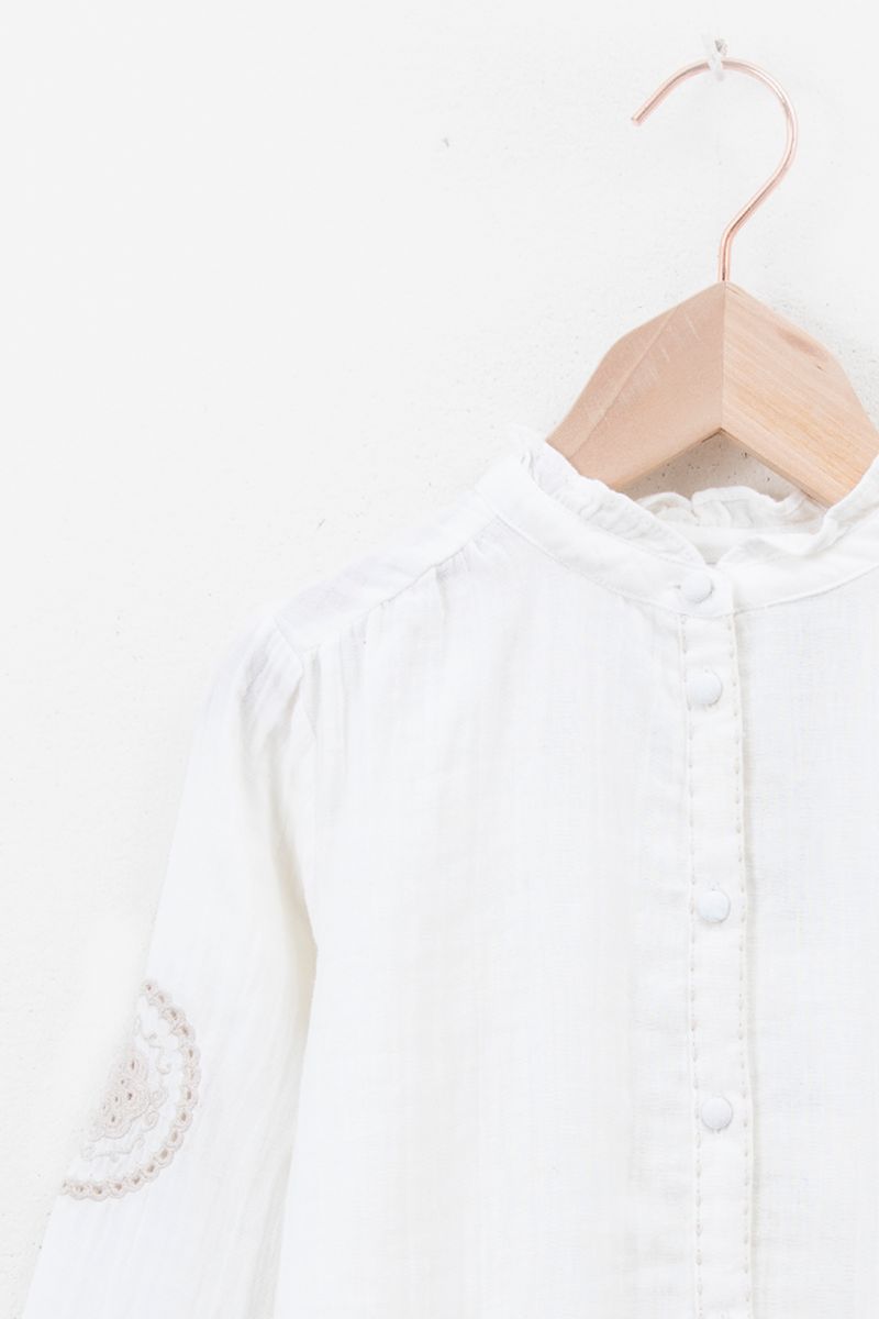 Sissy-Boy - Witte blouse met embroidery details