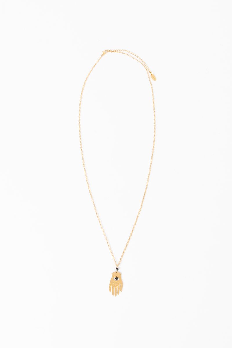 Gold Plated Ketting Met Hand