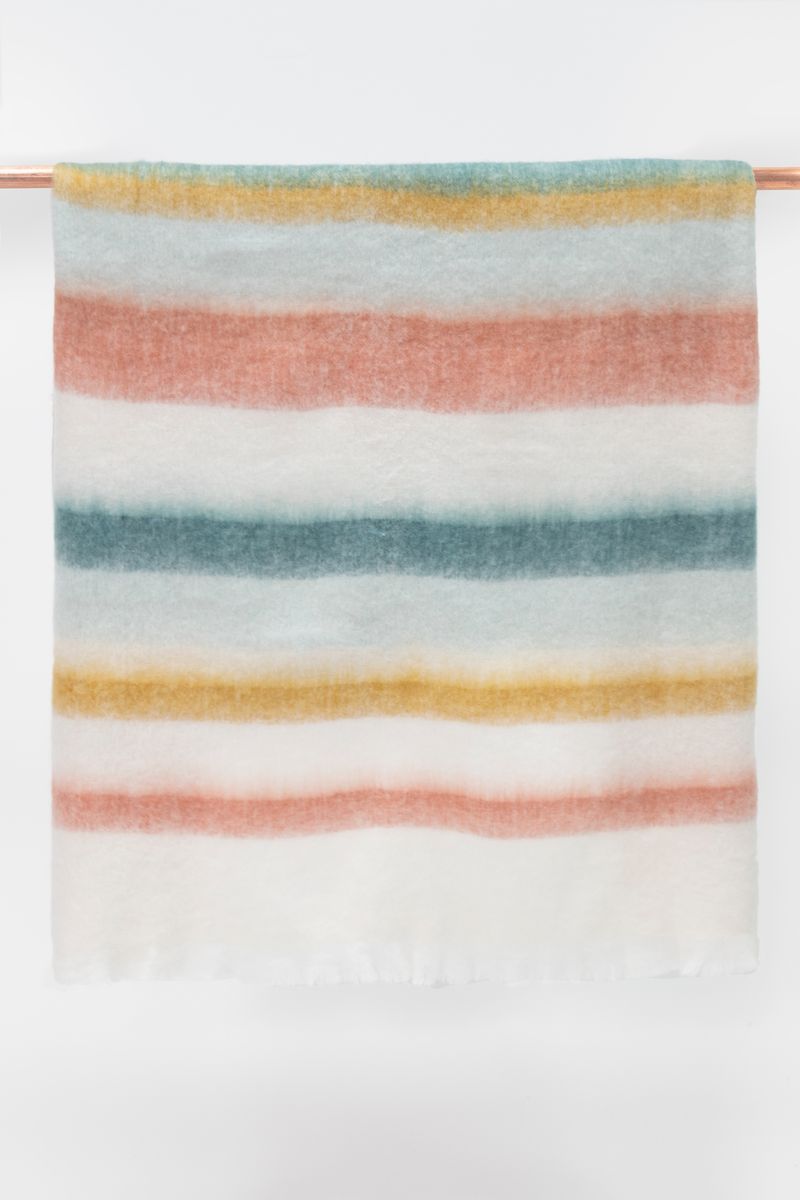 Sissy-Boy - Multicolour gestreepte deken (130x180 cm)