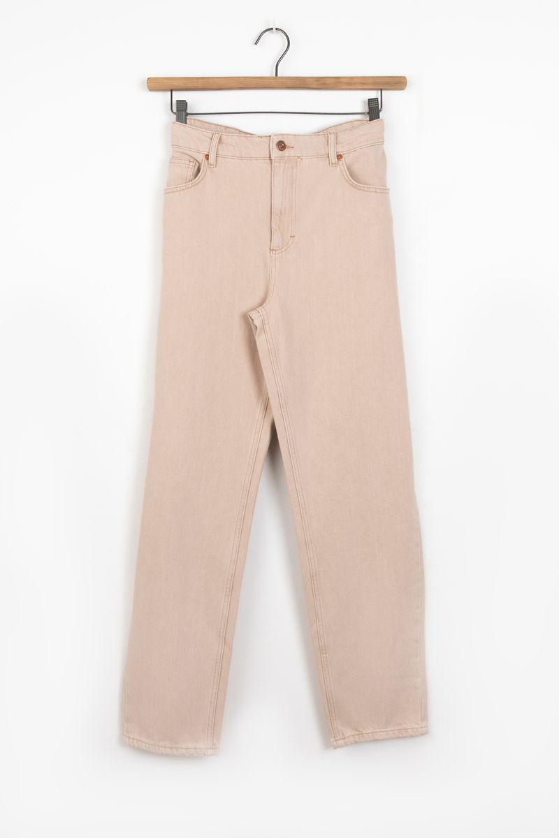 Perry Beige Loose Fit Jeans